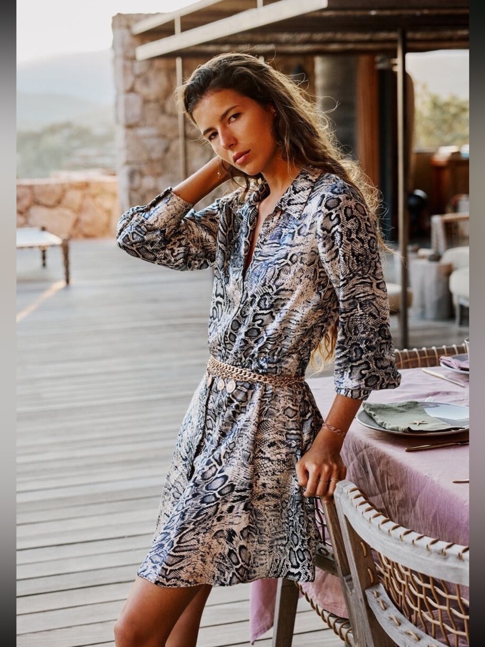 Zara ANIMAL PRINT DRESS